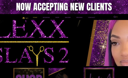 LexxSlays2 : Online booking and shopping combo site.