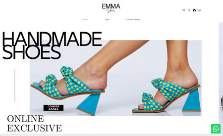 Emma Shoes: Loja virtual de calçados femininos.