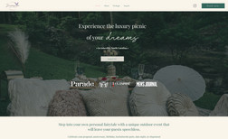 Dreamscape Luxury Picnics Luxury Picnics service website