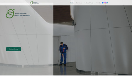 Anbaco: Desarrollo de página web para empresa de soluciones de limpieza y sanitización