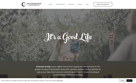 The Octavian Group: In this project we developed a conversion friendly and aesthetically pleasing website.