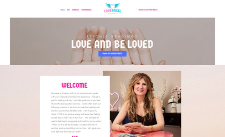 Love Angel Readings: Full website design