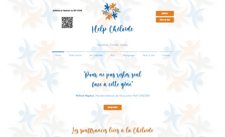 Help Chéloïde: Refonte du site, design, création