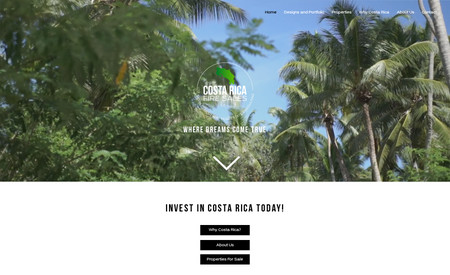 FIRESALES COSTA RICA: Real Estate site completely built on Editor X