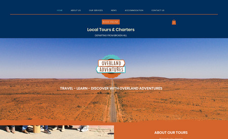 Overland Adventure Tours: Award winning tour specialists, with an advanced website with online booking ecommerce, chatbot, multipage, and built for growth for specialised tours and experiences.