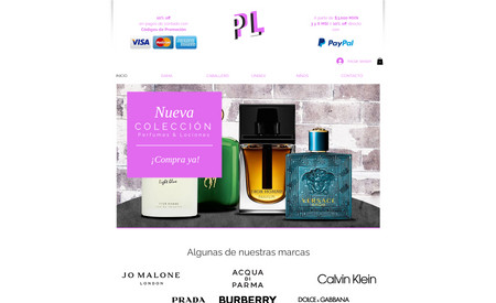 Perfums.Life: E- Commerce de perfumeria con configuraciones de pasarela de pago así como de envío a través de API de terceros