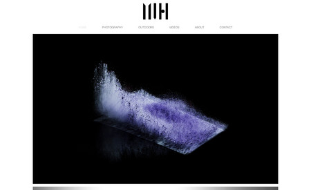 MH Studio: A portfolio website showcasing client's photography and video works.