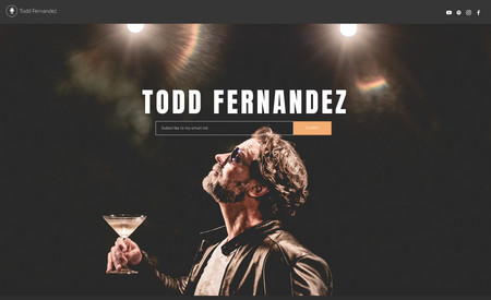 Todd Ferndandez Music: Responsive web design, SEO, email marketing, e-commerce