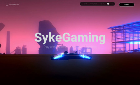 SykeGaming: Web Design & Build on Wix Studio