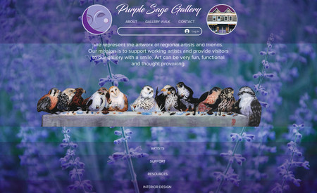 Purple Sage Gallery: Purple Sage Gallery is located in Winthrop, WA. We have made it our mission to support local artists in their artistic lifestyle, journey, and endeavors to remain what they are: local artists. Hailing from the North Cascade Mountains, a bulk of our artists’ work encompasses that of the natural world around them, lush with forest-green shades and swirls of brightly colored flora scattered throughout the valley. Come by the gallery to see the Methow Valley from the eyes who document it through art.