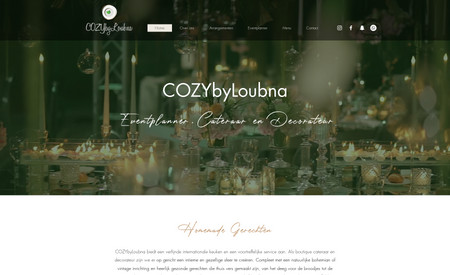 COZYbyLoubna: Very excited project and a big project to work on. 