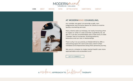 ModernMind Counseling: Website Clean Up, On Page SEO, Local Marketing
