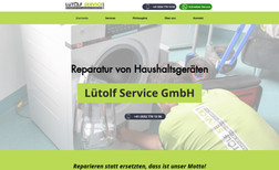 Lütolf Service GmbH Handwerker Website