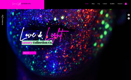 Love & Light Luxury Collections: This beautiful design was for an eCommerce and Branding client that needed a full eCommerce site with automations and features that would allow here to showcase her beauty products. This bright and vibrant site is both edgy and stylish that allows her to truly set her brand apart from her competitors!