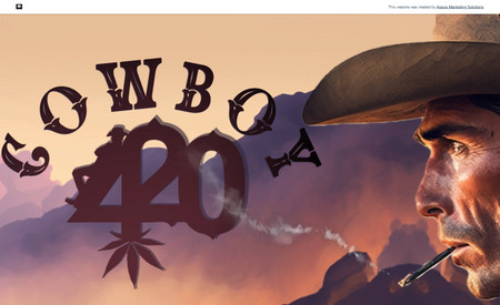 Cowboy 420: Landing Page