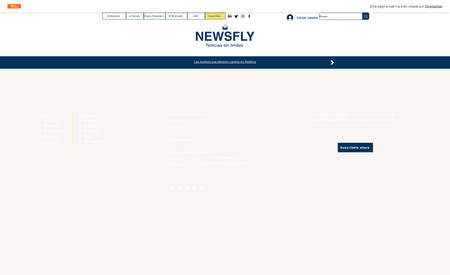 News Fly: Sitio integrado de noticias