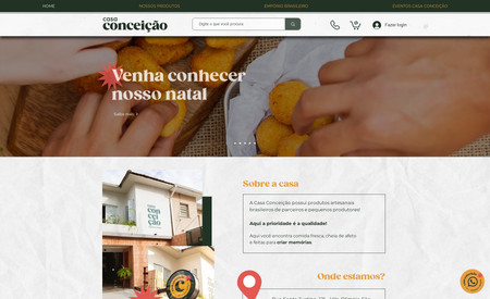 Casaconceicao: Criação de Site e-commerce.