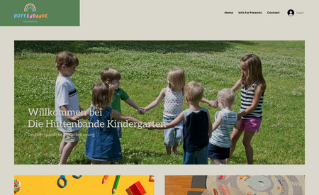 Huttenbande Childcare: Web Design and Development