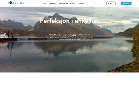 Aqualink: Case
Online solution for fish farming equipment producer

Customer
Aqualink

Year
2021

Place
Norway

Our role
Full project developer

Project goals
The customer had a json coded website that was almost impossible for the owner to update and less to so proper SEO. They needed a complete online presence and graphic profile design based on their existing logo, including a complete SEO setup from scratch. Also they needed profiles setup in relevant social media, and also make the site in english and spanish. 

Solution
We built the entire website in WIX based on content from the old outdated page,  and created a full graphic profile that captured their style based on their existing logo. Then we worked on SEO in all three languages Norwegian, English and Spanish after a thoroughly deep competitor analysis.  Optimizing the site for perfect view on all screen sizes and versions. 