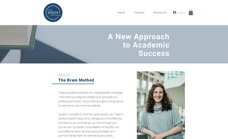 The Brem Method: We completed a brand refresh for this client, flew out to Utah to capture imagery for her site and finally build her entire website. This is one of our more complex sites as it was set up with a members area and ability to host classes and trainings. 
