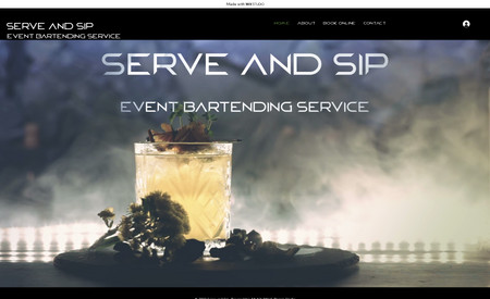 Serve and Sip: Project Title: Serve and Sip

Project Overview:
The Serve and Sip project is a website with a dedicated booking page for customers to book the client's services. Within this design, the client requested custom images and stylization to fit the brand's appearance and tone.

Services Rendered:
Website Design: A visually appealing and consistent design that reflects the brand's aesthetics.
Functionality Implementation (Wix Booking): All planned features and functionalities are correctly integrated and operational.
Testing and Quality Assurance: Thorough testing of the website's functionality, performance, and security.
