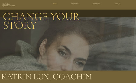 Katrin Lux: Katrin Lux ist Schauspielerin und Coachin auf Basis der epigenetik: Strategie, Personal Branding, Konzeption, Textierung, Umsetzung im neuen WIX Studio Editor (100% responsive), SEO-Optimierung, laufende Betreuung 
