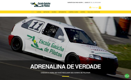 Escola Gaúcha de Pilotos: Brand design + website