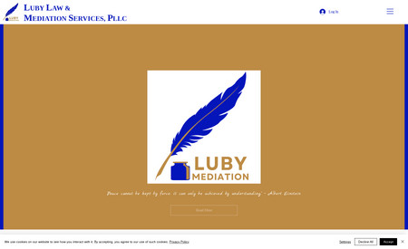Luby Mediation: This client returned to us after we successfully created other websites for her. She is a seasoned lawyer who has particular and precise specifications. We are delighted and appreciative of her confidence in our services.