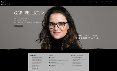 Gabi Pelliccia: Diseño Web