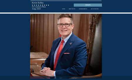 Kevin Kelley for Judge: Simple, easy website turned around very quickly for this Attorney running for Judge.
