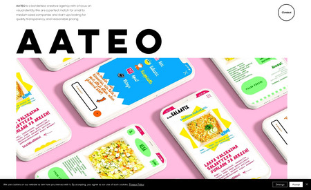AATEO: Salaatix is a salad kitchen focusing on catering from Rusko, Finland. The project's agenda was to completely re-do the branding and create something that would stand out and be competitive for Salaatix's future ventures.
 
The main thematic element was colour. Salads are filled with vibrant fruits and veggies rich in colour. Also, the company handles it’s business in a joyful manner, which sits well within the theme. With colourfulness as a base, the goal was to create an identity that would communicate:

down to earth, playful but quality driven.

Brand identity - Website design & development - Graphic design - Service Design