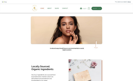 Perfectly Imperfect Soaps: An e-commerce for handmade natural soaps featuring a customer signup section complete with a customer dashboard, automated email workflow, Wix payments and SEO optimization.