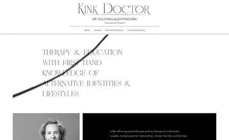 Kink Doctor: KINK DOCTOR IS THERAPY & EDUCATION WITH FIRST-HAND KNOWLEDGE OF ALTERNATIVE IDENTITIES & LIFESTYLES.

They came to us seeking a brand refresh to appeal to international markets, which included an updated logo, website, social templates, brand book, + market research.