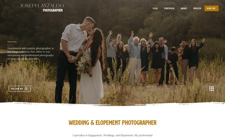 Joseph Anzaldo: Professional Wedding Photographer in San Diego California