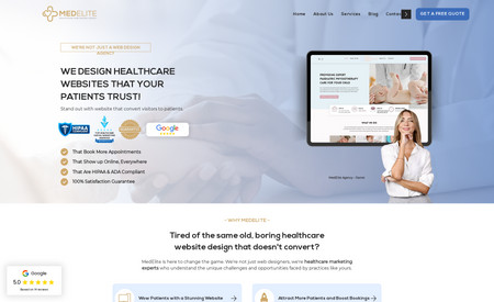 Medelite Agency: My HealthCare Web Design and Marketing Agency. 