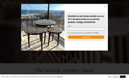 DHARMA: Diseño web + ecommerce