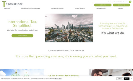 Trowbridge in Germany - Editor X and Custom Form Integration for Microsoft Dynamics: This global tax firm is growing and serves clientele all over the world and is evolving how its offices connect to each other globally.