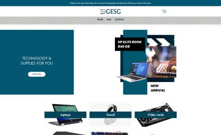 Gesg Llc - eCommerce website & custom email account: Gesg is a new medical supplies company looking to expand its audiences. They are located in NY. We created a very user-friendly website design as well as marketing features, content creation, and custom product images. We also created their custom business email account.  