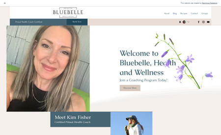 Bluebelle New: I was able to bring her vision to life by adding details to the flow to the customers website. Clean and dynamic