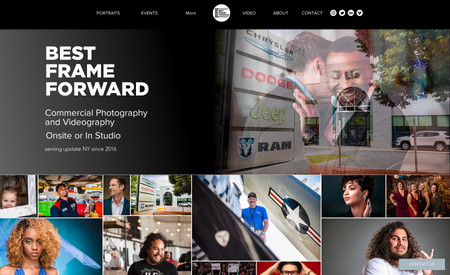Best Frame Forward: Site redesign with advanced galleries and design components.