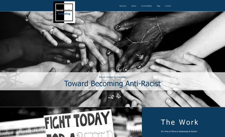 Racial Justice: A small business looking to tell their story with a simple website to assist their launch. An affordable site that outlines their values can be just what a small business needs. 