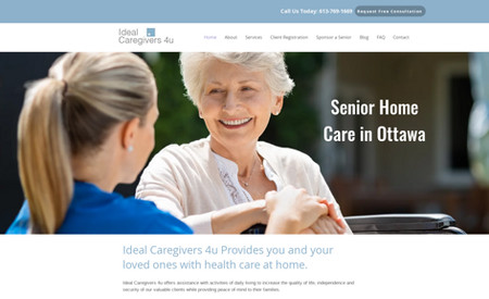Senior Home Care Website: This client wanted their existing Wix website redesigned with a fresh new look, improved usability and the ability to sell resources through e-commerce.