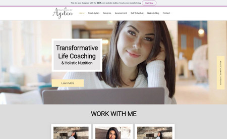 Coaching By Aydan: Our team is proud of this new website for personal coach Aydan. The client wanted an inviting yet professional look. I am proud of our team for achieving the clients visual objectives.