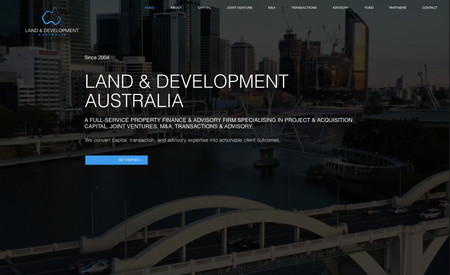 Land And Development Australia: This comprehensive Editor X site was required to look amazing at all screen sizes and orientations. It was a satisfying exercise in perfection!