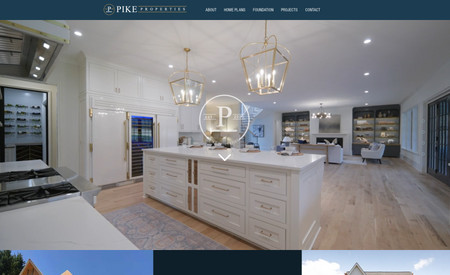PIKE PROPERTIES: This site averages about 38-48 mins per visit. All home listings are custom designed and our client can edit them with ease. User Experience was really planned out carefully on their previous projects page. After re-branding this client and relaunching their website their social following jumped from 30K to 130K plus now. Follow them on Instagram.