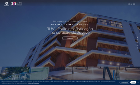 Giacomazzi Construtora: Site para construtora pioneira em alto padrão de Curitiba PR