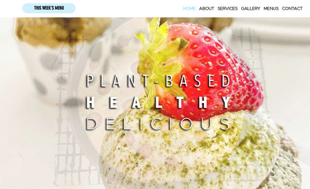 Veganistahi: Created website to showcase food products and services along with menu downloads and contact points