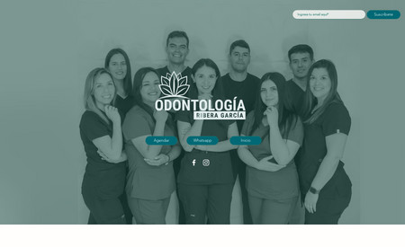 Odontologia RG: website  area medica
