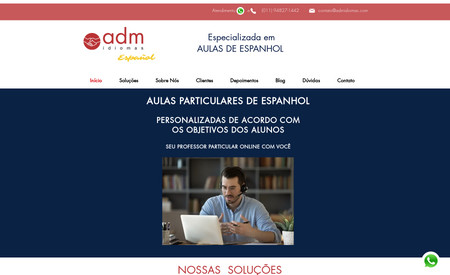 Adm-idiomas: Projeto de revisão e estruturação do site
Redesigner e SEO
