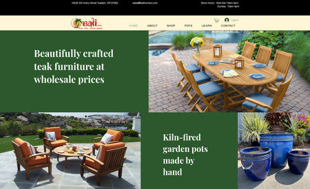 Bali Home: New design and ecommerce store for Bali Home